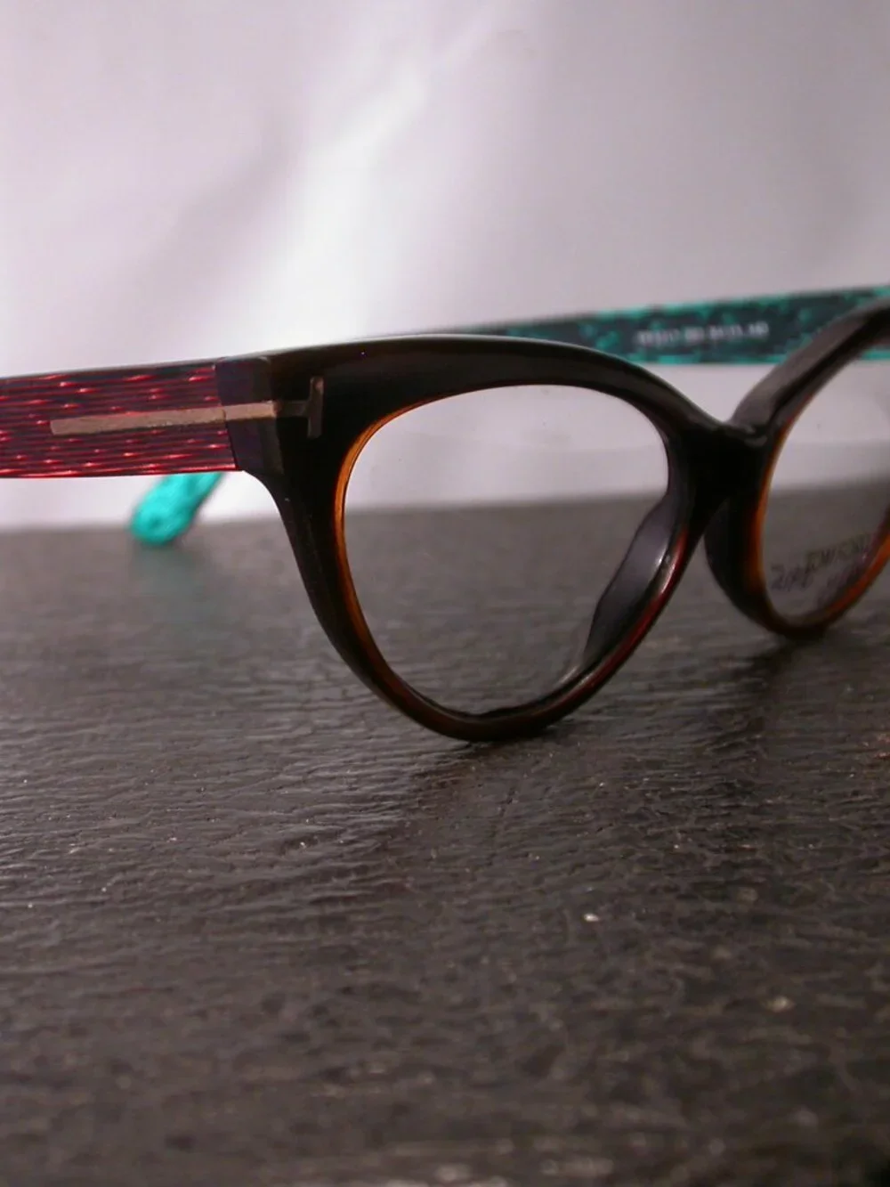 Tom Ford Incredible Blue Green Purple Glow Eyeglasses Made in Italy